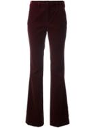 Sonia By Sonia Rykiel Velvet Effect Flared Trousers