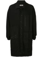 Yohji Yamamoto Zip Pockets Shirt Jacket - Black