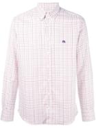 Etro Checked Shirt, Men's, Size: 39, White, Cotton
