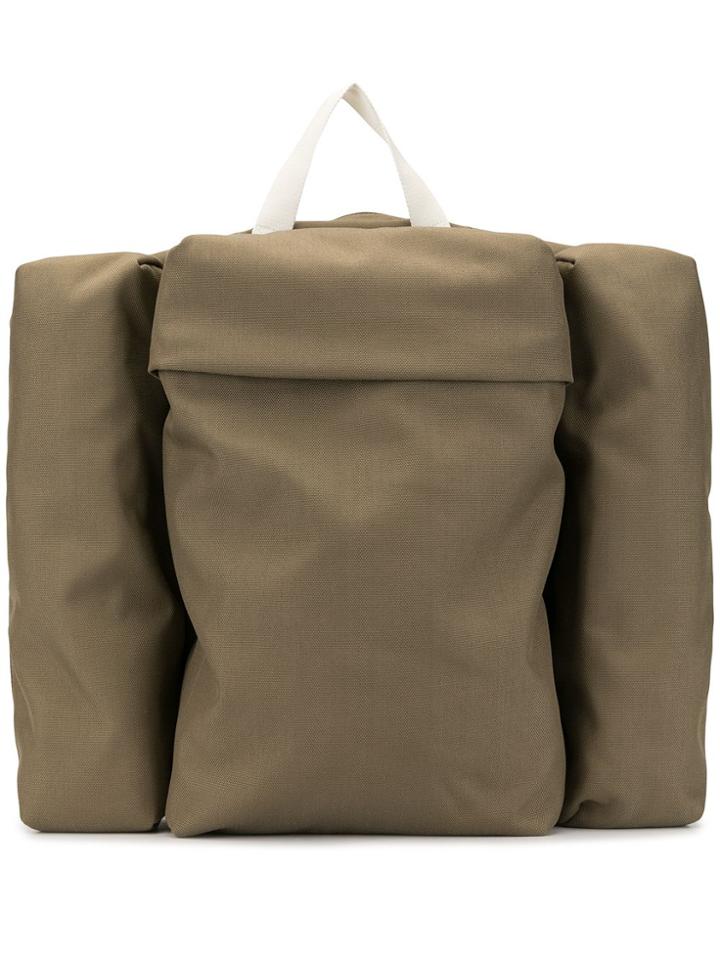 Jil Sander Side Pockets Backpack - Green
