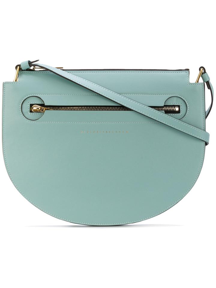 Victoria Beckham Zip Shoulder Bag - Blue