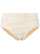 Marlies Dekkers - Holi Vintage Fold Down Briefs - Women - Polyamide/spandex/elastane - L, Nude/neutrals, Polyamide/spandex/elastane