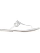 Stuart Weitzman 'clear Jelly' Flip Flops