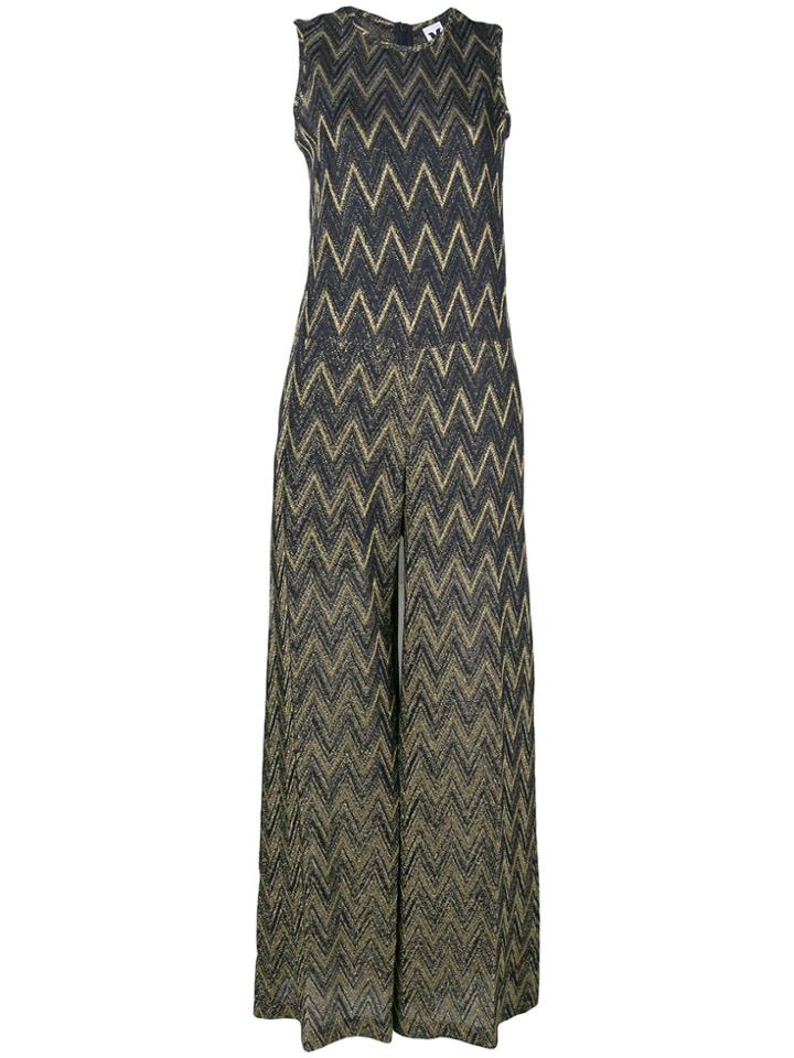 Missoni Zigzag Pattern Jumpsuit - Blue