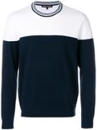 Michael Kors Collection Colour Block Sweatshirt - Blue