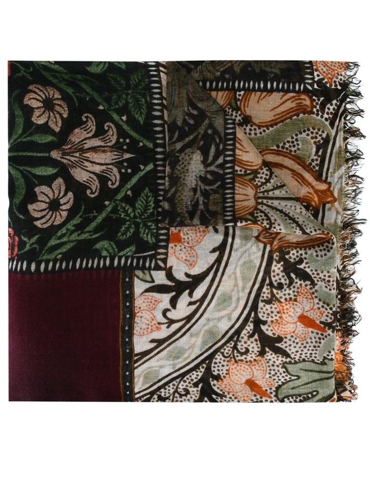 Faliero Sarti Floral Print Scarf, Women's, Silk/modal/cashmere