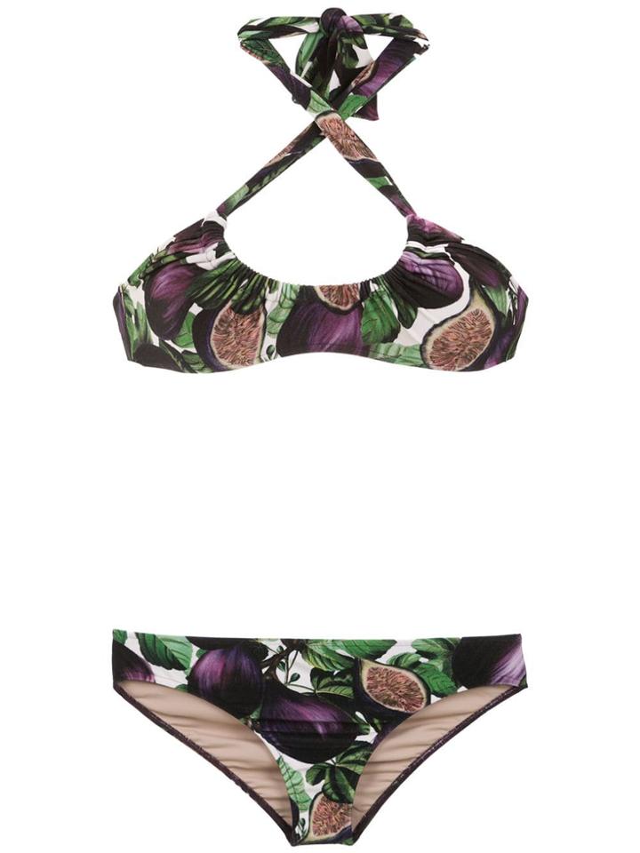 Adriana Degreas Figo Printed Bikini Set - Purple