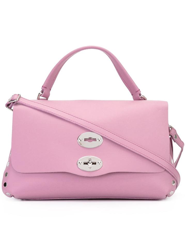 Zanellato Medium 'original Silk' Tote - Pink & Purple