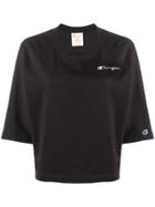 Champion Loose Fit Cropped T-shirt - Black