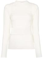 Gmbh Ahu Harness Belted Top - White