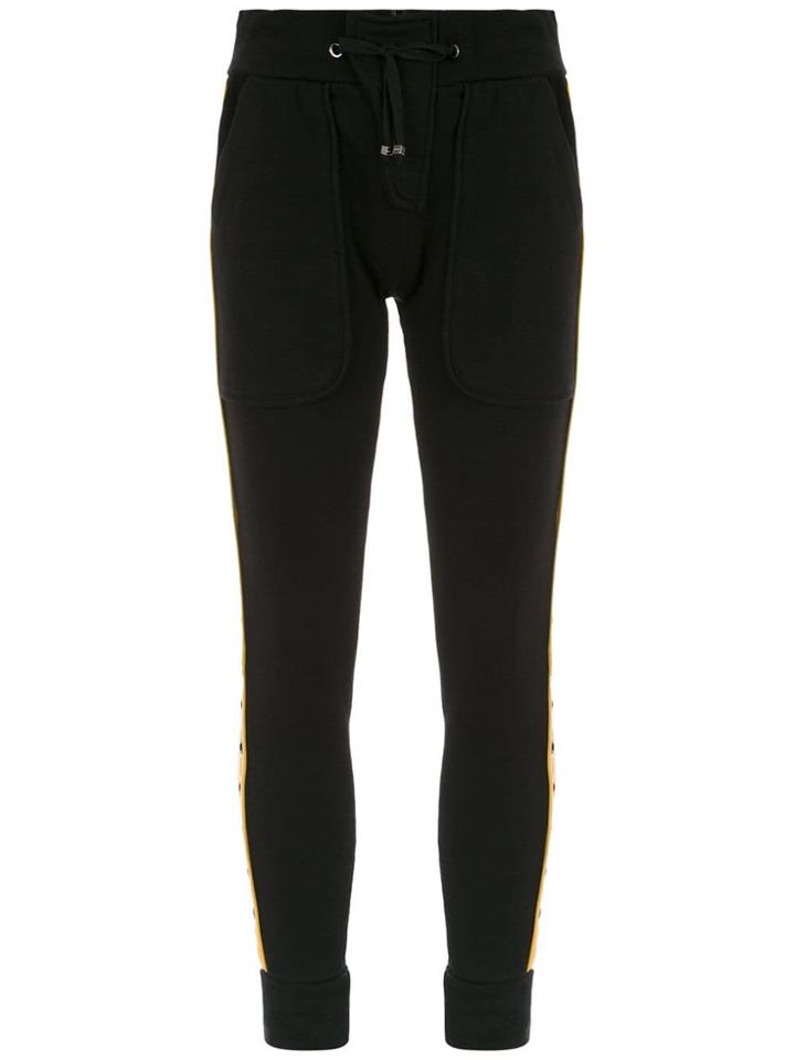 Andrea Bogosian Side Stripes Sweatpants - Black