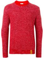 Kenzo Crew Neck Jumper, Men's, Size: Small, Pink/purple, Polyamide/wool/alpaca