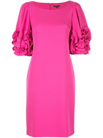 Alberto Makali Ruffle Sleeve Dress - Pink