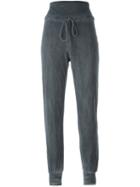 Lost & Found Rooms Tapered Track Pants, Women's, Size: Large, Grey, Cotton
