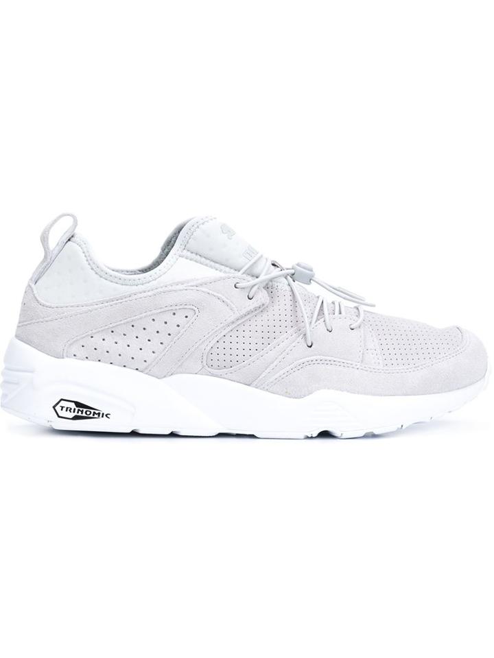 Puma Blaze Of Glory Soft Sneakers, Men's, Size: 9, Nude/neutrals, Calf Leather/other Fibers/rubber