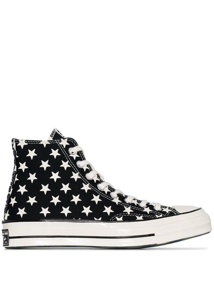 Converse Black And White Ct70 Archive Remix Flag Sneakers