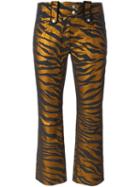 Kenzo 'tiger' Cropped Trousers