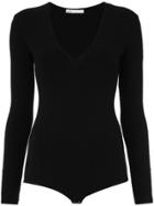 Nk V-neck Bodysuit - Black