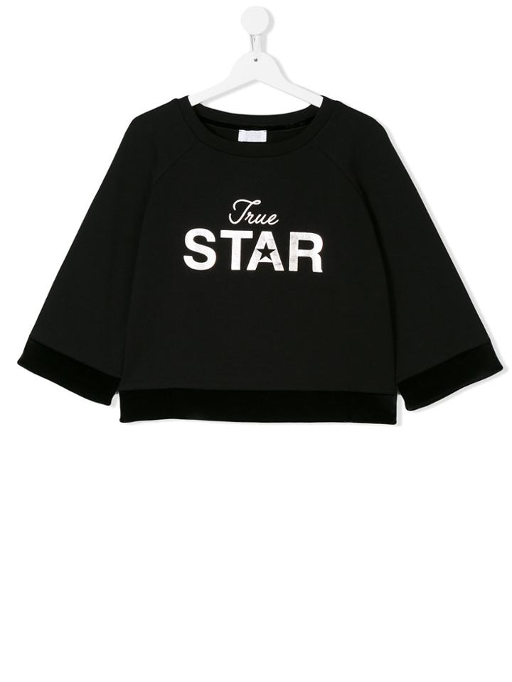 Monnalisa True Star Top - Black