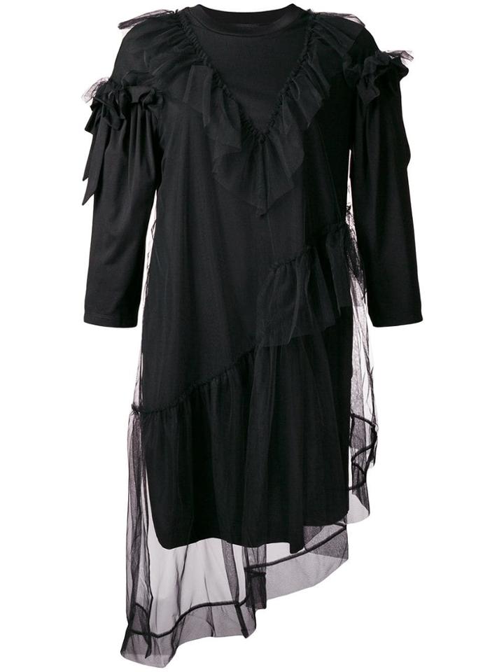 Simone Rocha Tulle T-shirt Dress - Black