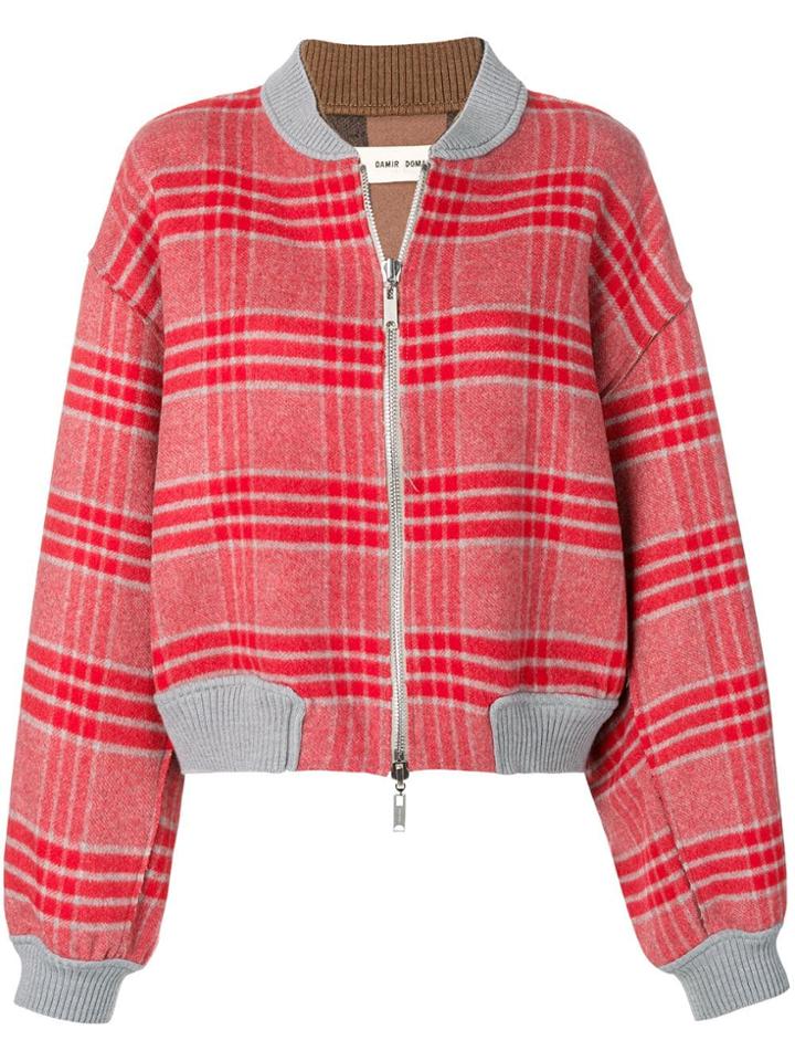Damir Doma Jytte Dp Check Jacket - Red