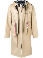 Thom Browne Detachable Vest Mackintosh Parka - Neutrals