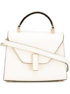 Valextra Foldover Mini Tote - Nude & Neutrals