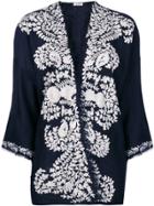 P.a.r.o.s.h. Fringe Edge Cardigan - Pink & Purple