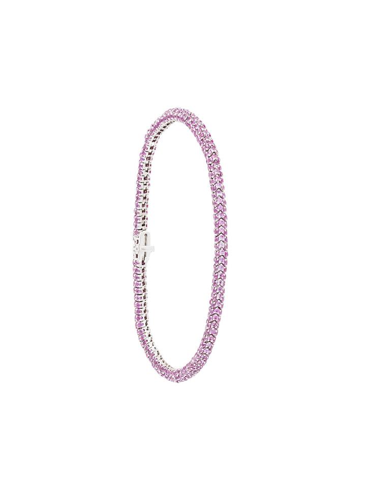 Christian Koban Clou 18kt Gold Pink Sapphire Bracelet - Pink & Purple