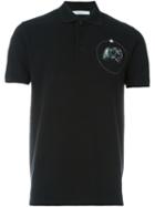 Givenchy Baboon Print Polo Shirt, Men's, Size: Xs, Black, Cotton
