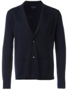 Lanvin Knit Blazer, Men's, Size: Small, Blue, Merino