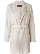 Loro Piana Belted Coat, Women's, Size: 44, Nude/neutrals, Cashmere