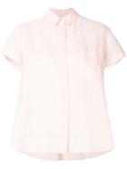 Aspesi Short Sleeve Pocket Shirt - Pink & Purple