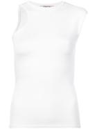 Cushnie Fitted Tank Top - White