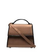 Hunting Season Brown Satin Tote Bag