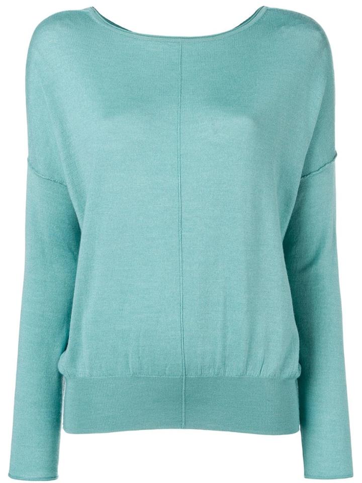 Forte Forte Open Back Jumper - Green