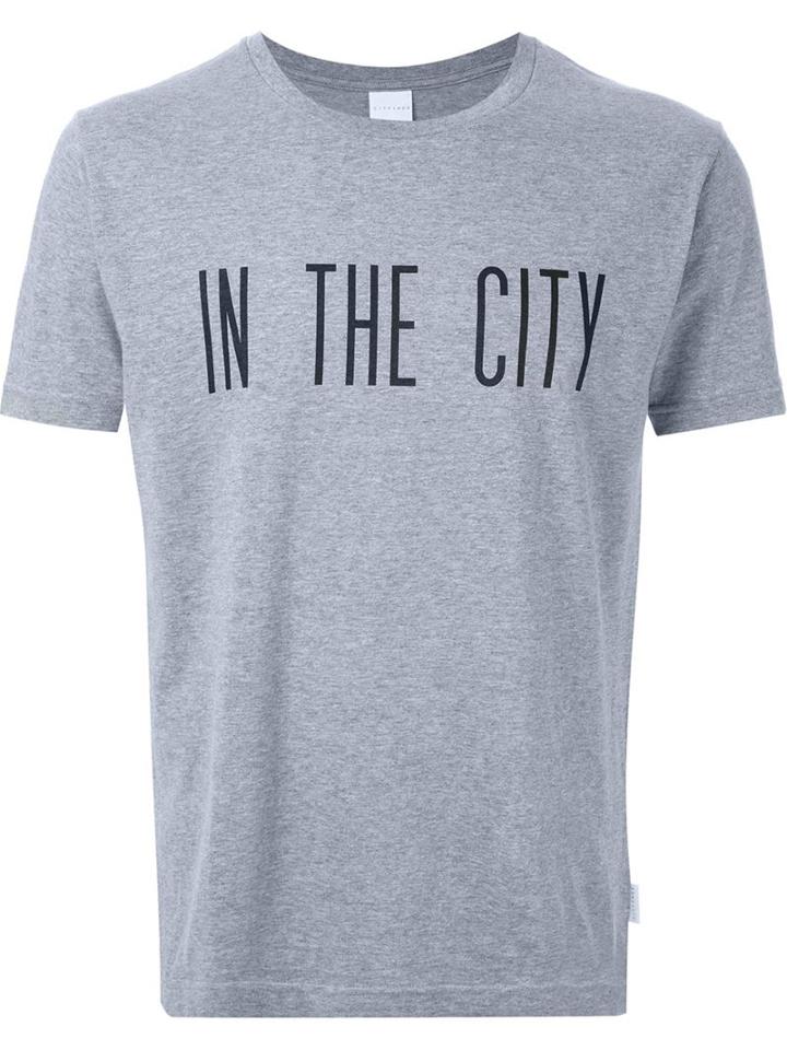 Cityshop In The City Print T-shirt, Men's, Size: Xs, Grey, Cotton