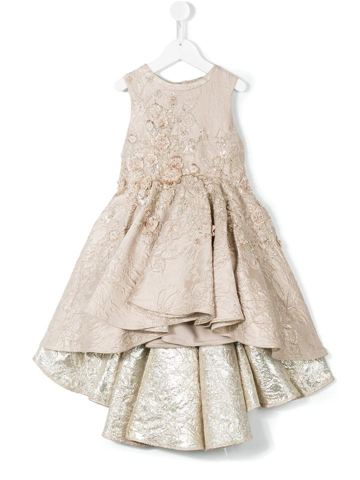 Mischka Aoki - The Most Wondrous Gown - Kids - Silk/polyamide/polyester - 10 Yrs, Nude/neutrals