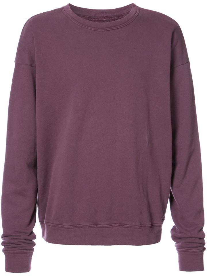 The Elder Statesman Classic Sweatshirt - Pink & Purple