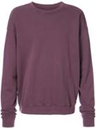 The Elder Statesman Classic Sweatshirt - Pink & Purple