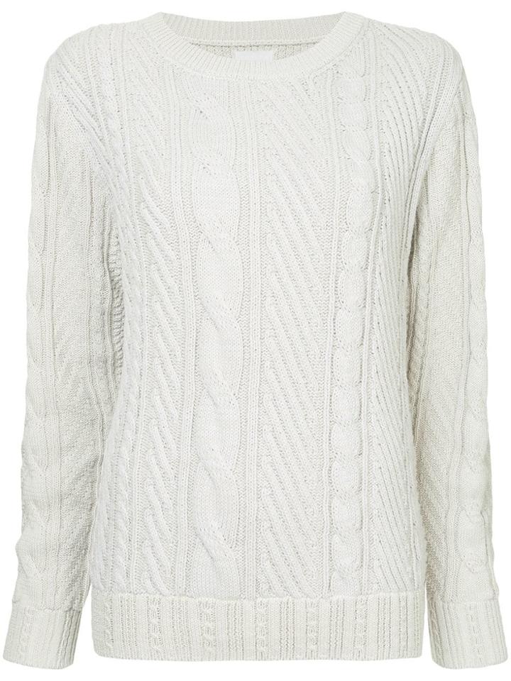 Coohem Cable Knit Jumper - Grey