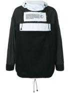 Colmar A.g.e. By Shayne Oliver Embroidered Text Patch Hoodie - Black