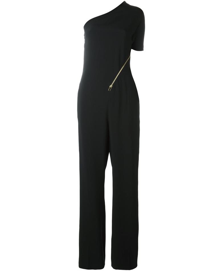 Stella Mccartney 'elisa' Cady One-shoulder Jumpsuit