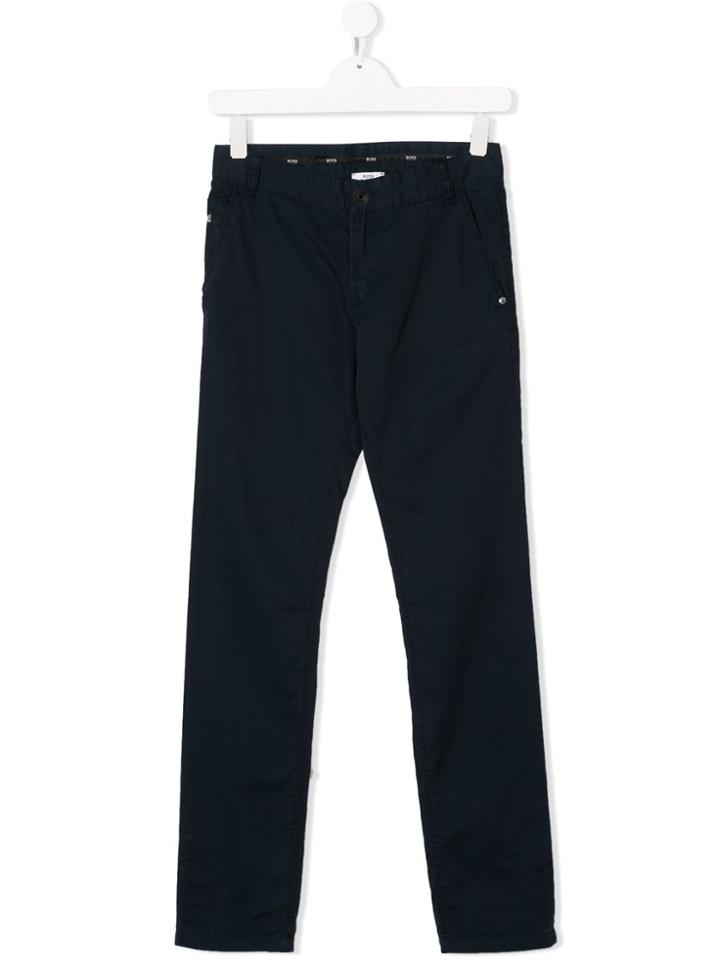 Boss Kids Teen Classic Chino Trousers - Blue