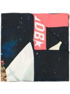 Golden Goose Deluxe Brand Printed Scarf - Blue
