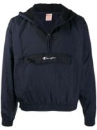 Champion Concealed Pocket Denim Jacket - Blue