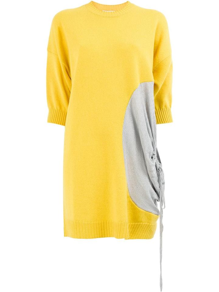 Jw Anderson Ruched Detail Jumper - Yellow
