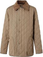 Burberry Diamond Quilted Thermoregulated Barn Jacket - Brown