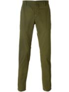 Dondup 'gaubert' Trousers, Men's, Size: 34, Green, Cotton/spandex/elastane
