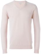 Eleventy V-neck Sweater, Men's, Size: Xxl, Pink/purple, Cashmere